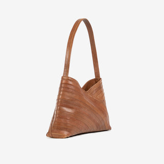Crisscross Handbag - Vintage Brown