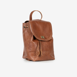 PRE ORDER! Mini Foldover Backpack - Vintage Brown