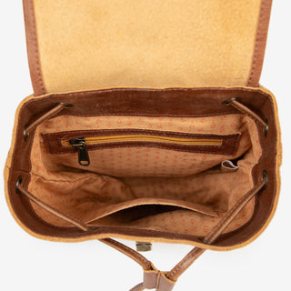 PRE ORDER! Mini Foldover Backpack - Vintage Brown