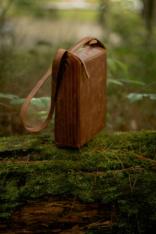 The Wordsmith Book Bag - Vintage Brown