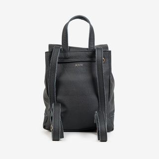Mini Foldover Backpack - Black