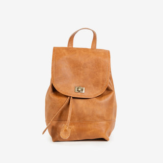 PRE ORDER! Mini Foldover Backpack - Camel
