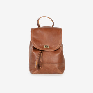 Mini Foldover Backpack - Vintage Brown