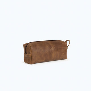 Utility Pouch in Brown leather