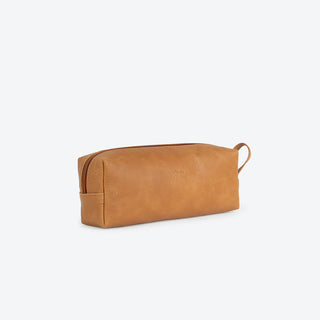 Utility Pouch in Camel leather