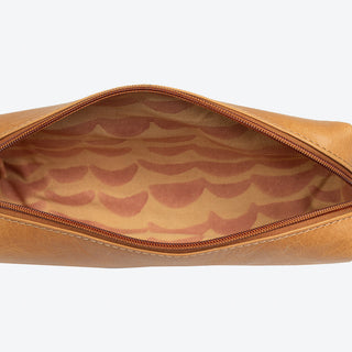 Utility Pouch in Camel leather