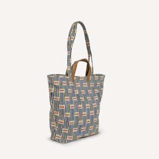 Carryall Canvas Tote -  Monsoon Print