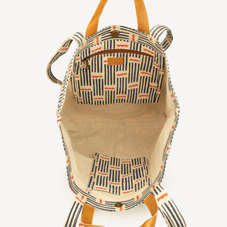 Carryall Canvas Tote -  Monsoon Print