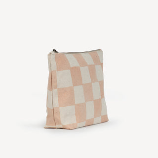 Large Waterproof Pouch - Checkerboard Print