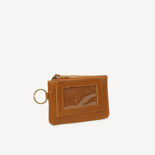 Leather ID Pouch - Camel