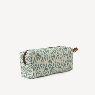 Utility Pouch - Forest Print in Sky Blue